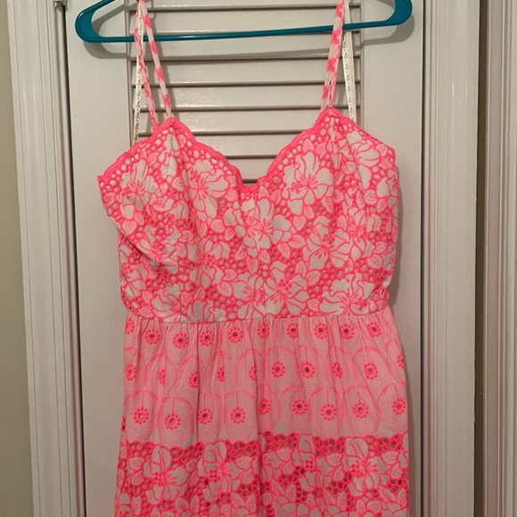 Lilly Pulitzer Dresses | Lilly Pulitzer Kyla Maxi Dress Garden Gate Eyelet | Poshmark